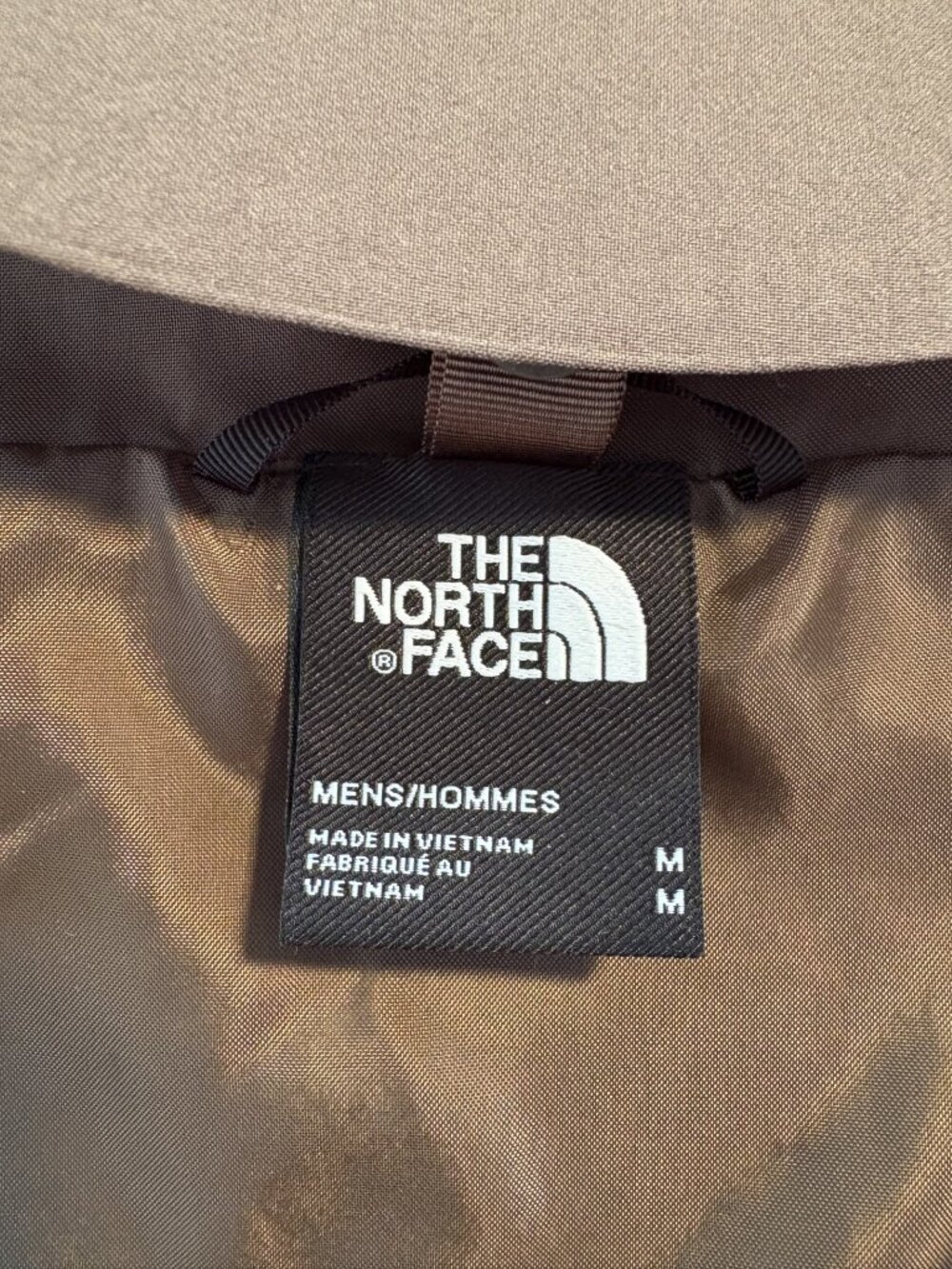 The North Face DryVent Hooded Jacket Mens M Brown Waterproof Windbreaker Coat - Picture 7 of 11
